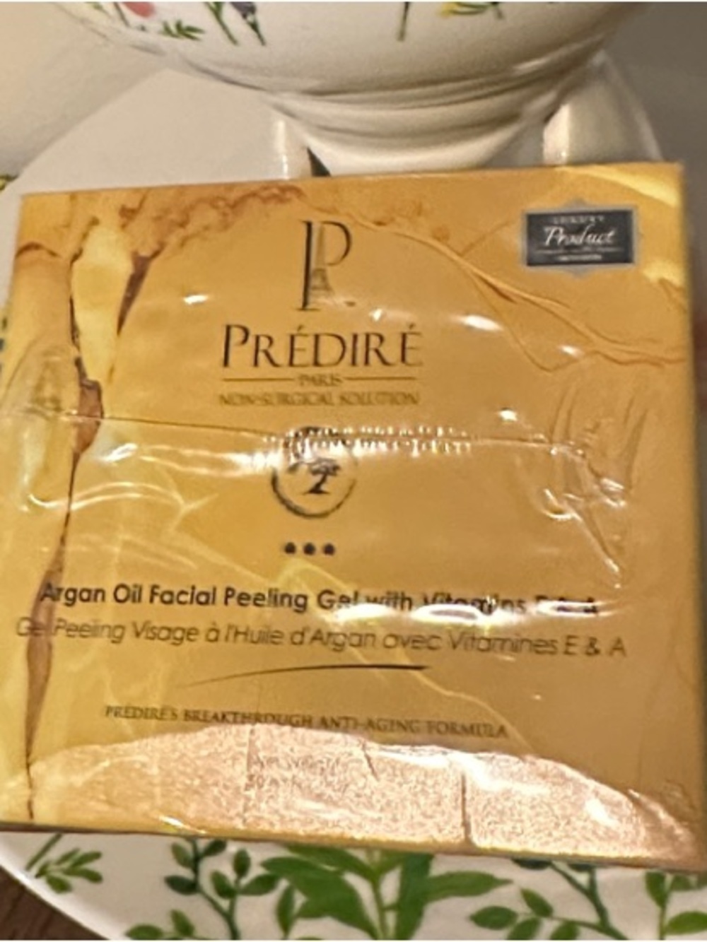 Prédiré Argan Oil Facial Peeling Gel - Gold